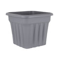 Pack of 2 - 49cm Vista Large Square Plastic Planter
