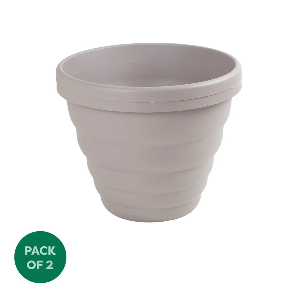 Pack of 2 - Beehive 66cm Round Plant Pot Wham Storage