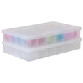 Wham 2x Large Organiser Boxes with 24 Divisions Wham Storage