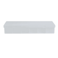 Large Organiser Box 7.01 with 24 Dividers Clear/Clear   13803 Wham Storage