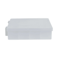 Large Organiser Box 7.01 with 24 Dividers Clear/Clear   13803 Wham Storage