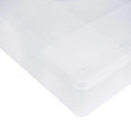 Large Organiser Box 7.01 with 24 Dividers Clear/Clear   13803 Wham Storage