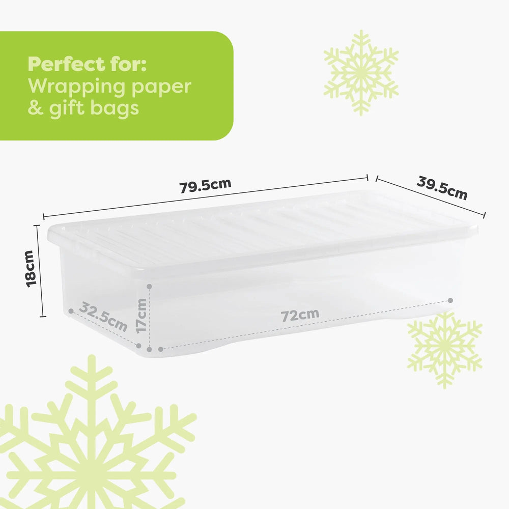 Wham Festive 4 Piece tree, Decoration & 2 Bauble Storage Boxes Wham Storage