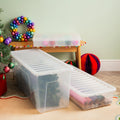 Wham Festive 3 Piece Tree, Decoration & Bauble Storage Boxes Clear Wham Storage