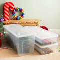 Wham Festive 3 Piece Tree & 2 Decoration Storage Boxes Clear Wham Storage