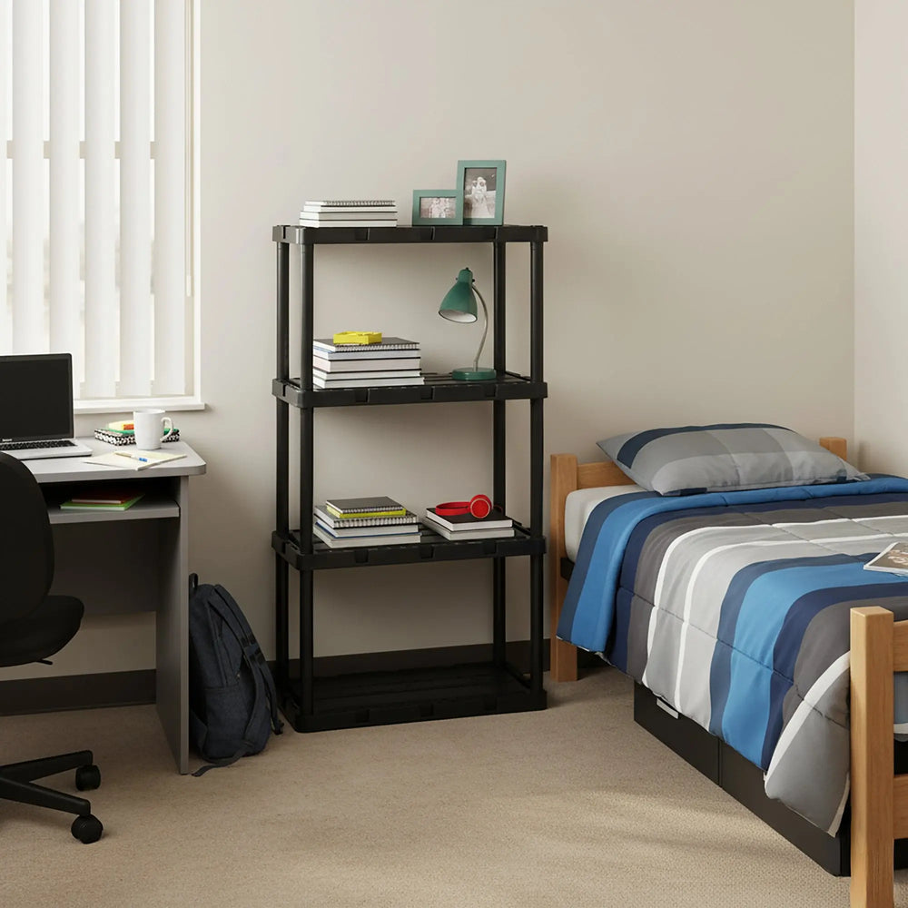 4 Tier Plastic Shelving Unit Strata