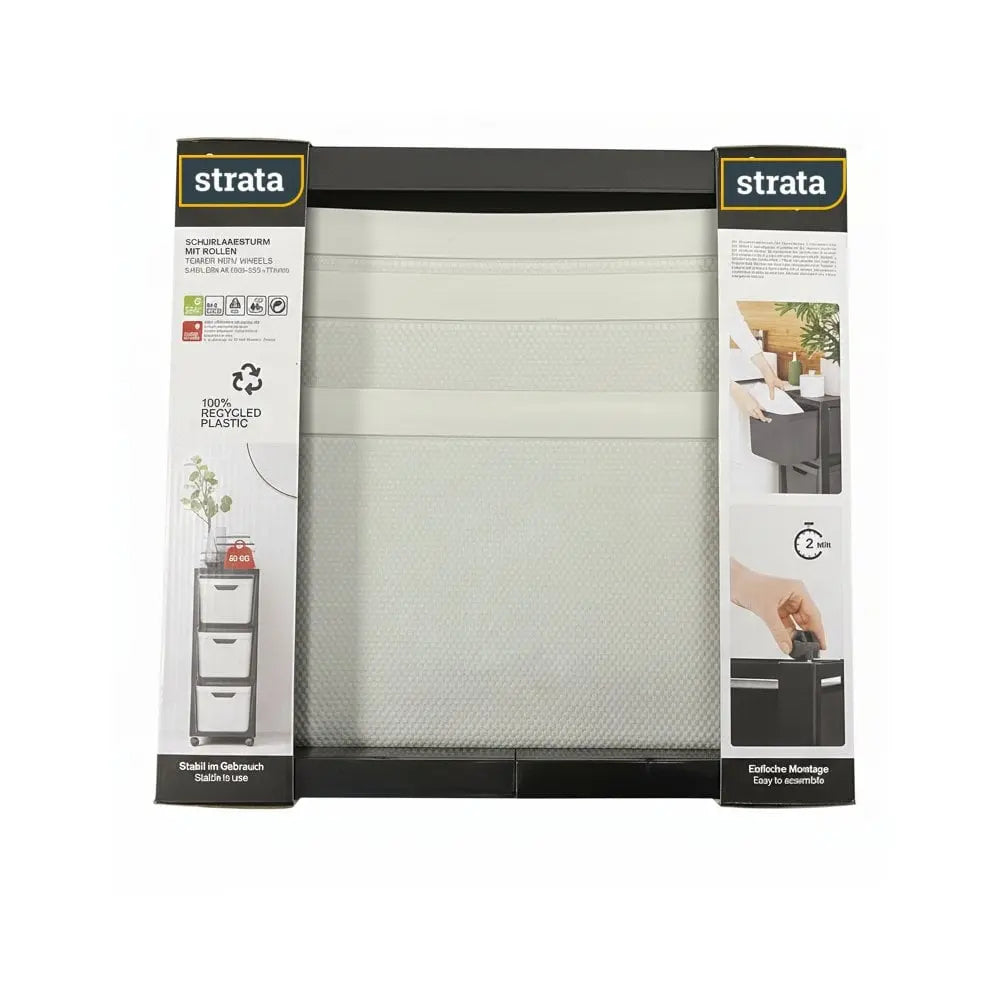 3 Drawer Mobile Storage Tower Strata