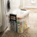 Two Tier Stackmaster Plastic Storage Box with Lid Strata