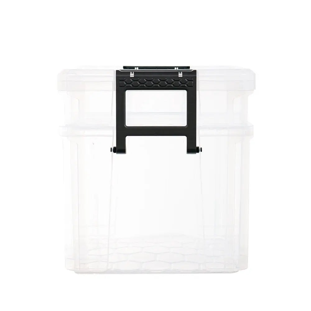 Two Tier Stackmaster Plastic Storage Box with Lid Strata