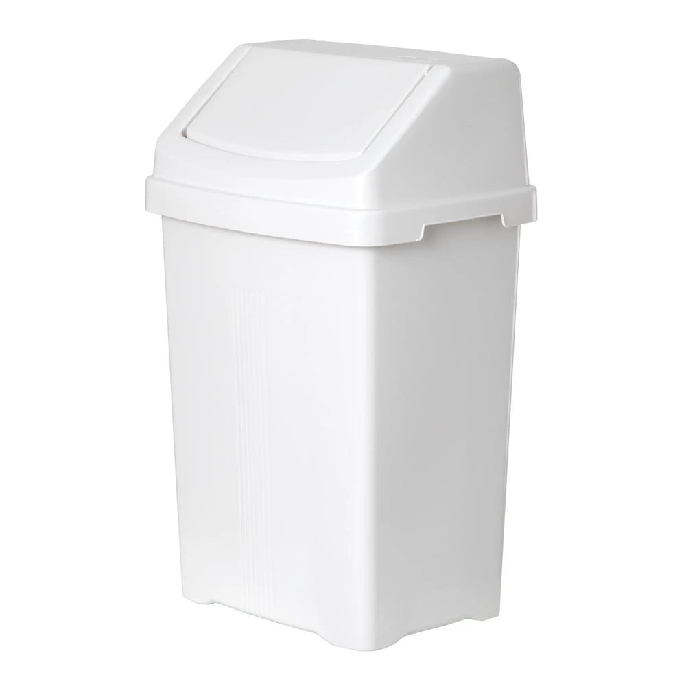 15 Litre Plastic Swing Bin Wham Storage