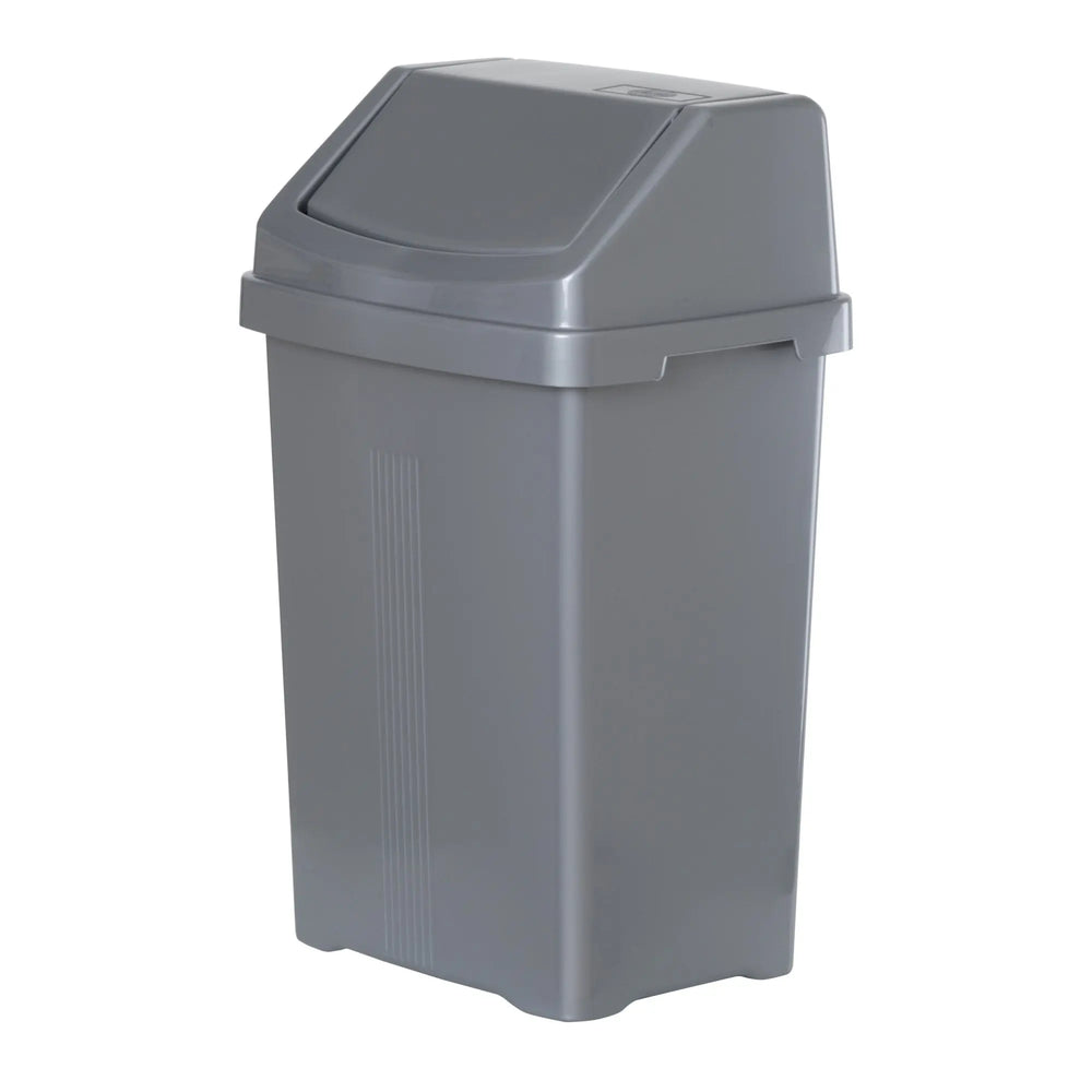 15 Litre Plastic Swing Bin Wham Storage