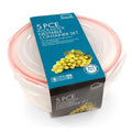 Lock & Lock Nestable 5 Piece Round Plastic Container Set Lock & Lock