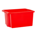 Pack of 5 - 35 Litre Stack and Store Plastic Storage Boxes Wham Storage
