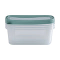 Set of 3 Everyday 2 Litre Plastic Food Boxes with Lids Wham Storage