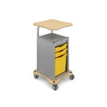 MyBASE® Silver Trolley with 2 Shallow & 1 Jumbo Tray Gratnells