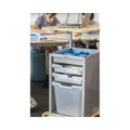 MyBASE® Silver Trolley with 2 Shallow & 1 Jumbo Tray Gratnells