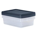Set of 3 Wham Box 8 Litre Plastic Storage Box with Lid Wham Storage