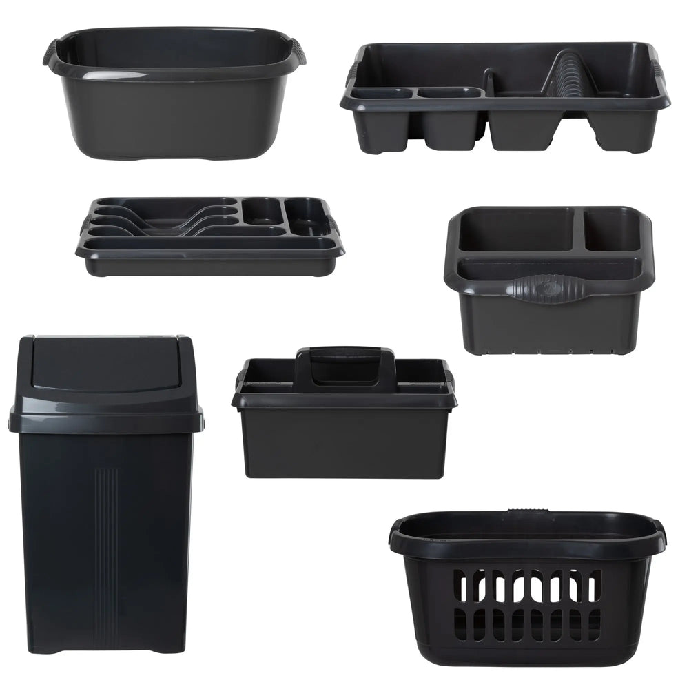 Casa Plastic 7 Piece Kitchen Set Wham Storage