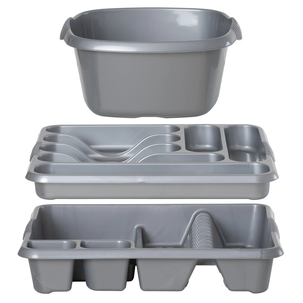 Casa Plastic 3 Piece Kitchen Set Wham Storage