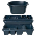 Casa Plastic 3 Piece Kitchen Set Wham Storage