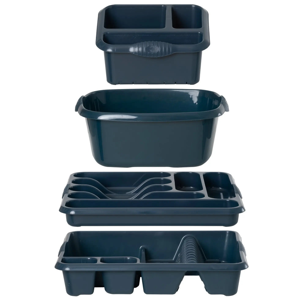 Casa Plastic 4 Piece Kitchen Set Wham Storage