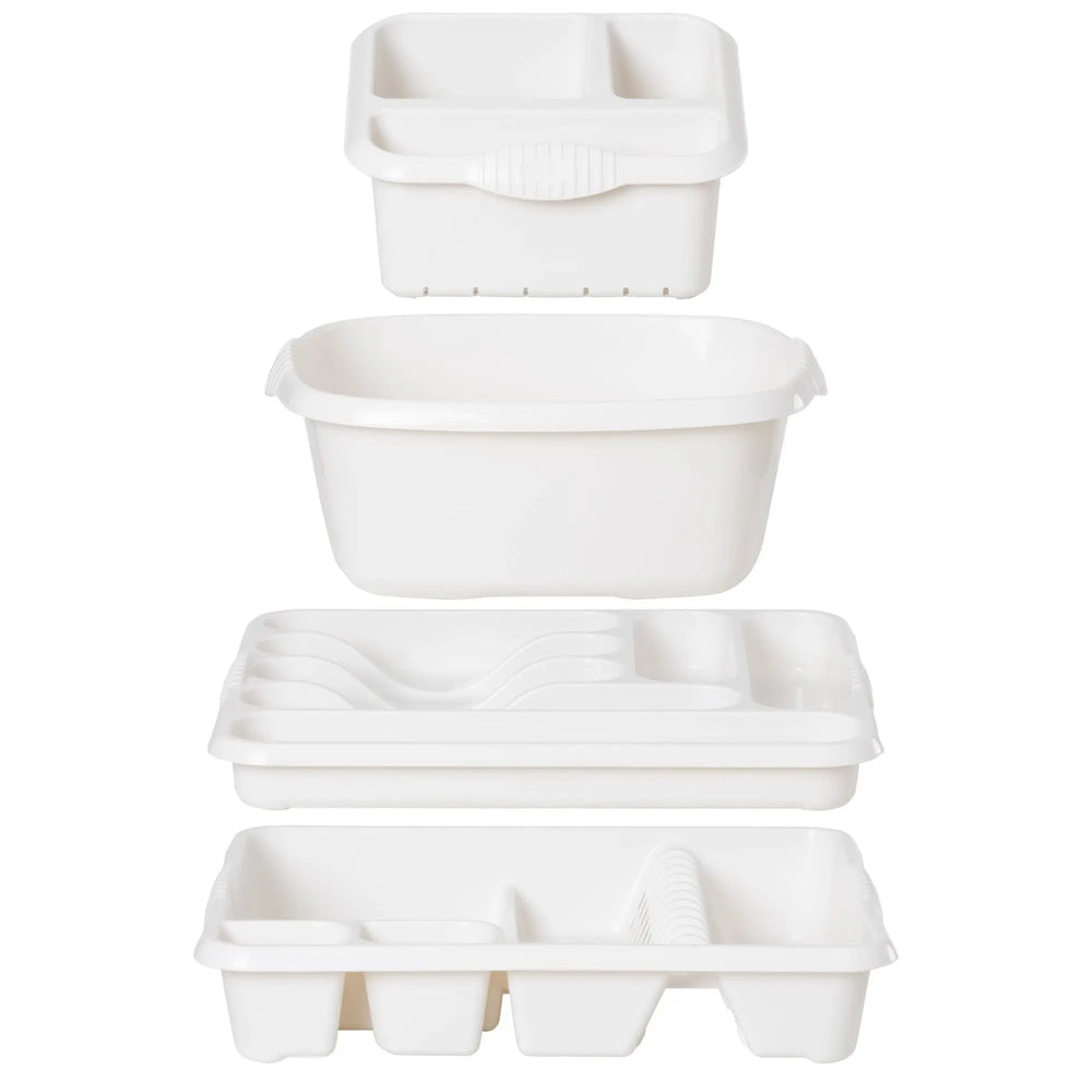 Casa Plastic 4 Piece Kitchen Set Wham Storage