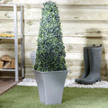 Pack of 2 - Metallica 23cm Square Plant Pot Wham Storage