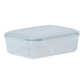 Set of 5 - Hobby Life Rectangular Shallow Clip Airtight Food Containers