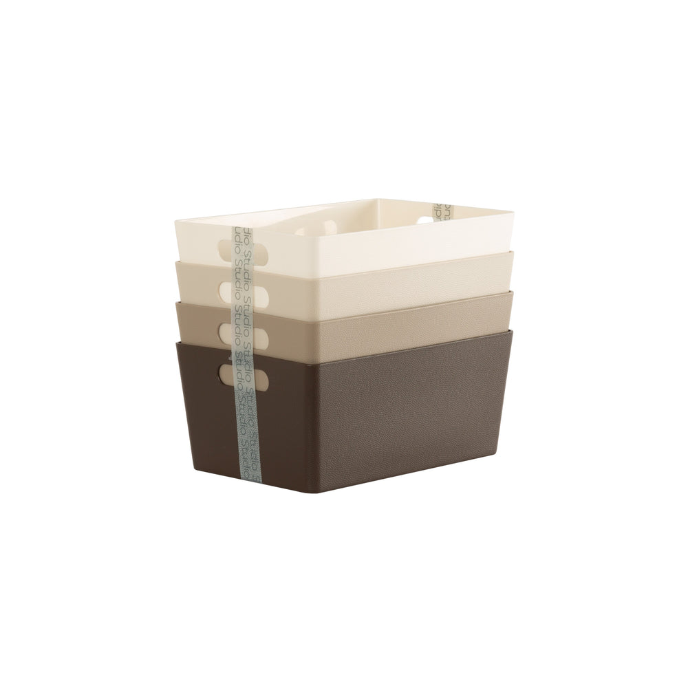 Set of 4 Studio Basket Rectangular 4.02 Wham Storage