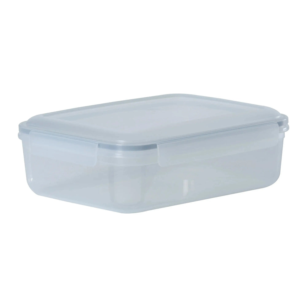 Set of 5 - Hobby Life Rectangular Shallow Clip Airtight Food Containers