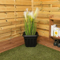 Pack of 2 - 33cm Vista Small Square Plastic Garden Planter Wham Storage