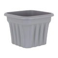 Pack of 2 - 40cm Vista Medium Square Plastic Planter Wham Storage