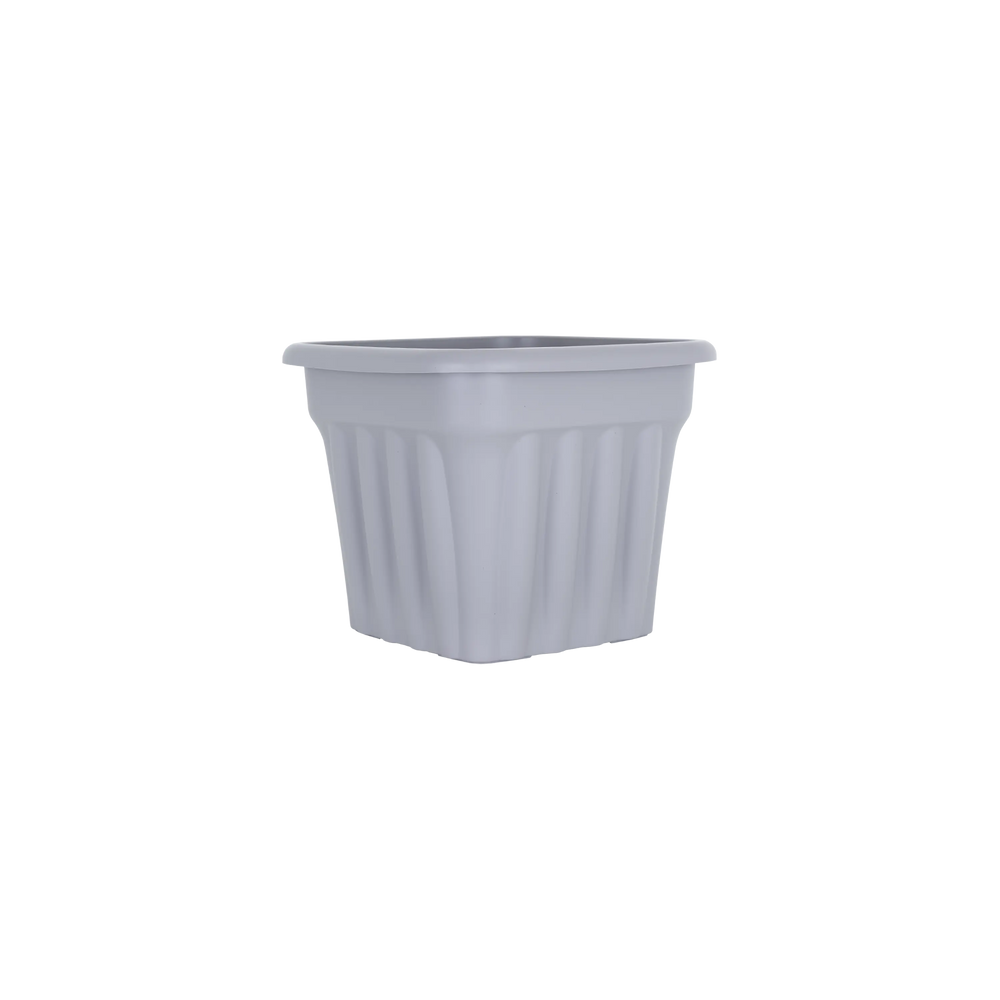 square plastic plant pots uk Buy Plastic Planters for the Garden Large Square Cream Black Green – Plastic Box Shop