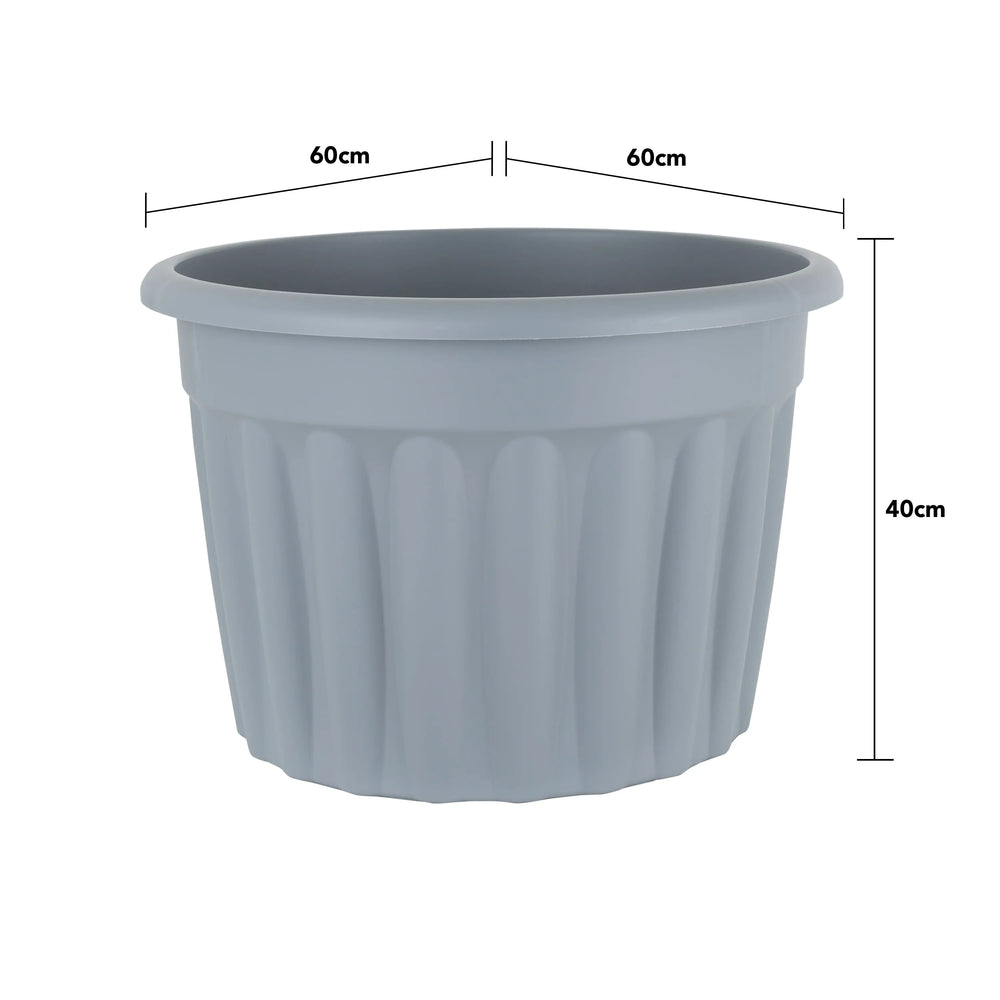 60 litre plant pots Buy Extra Large Round Garden Plant Pots 60cm – Plastic Box Shop