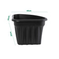 Pack of 2 - Vista 40cm Corner Plastic Planter Wham Storage