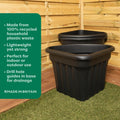 Vista 49cm Corner Planter Wham Storage