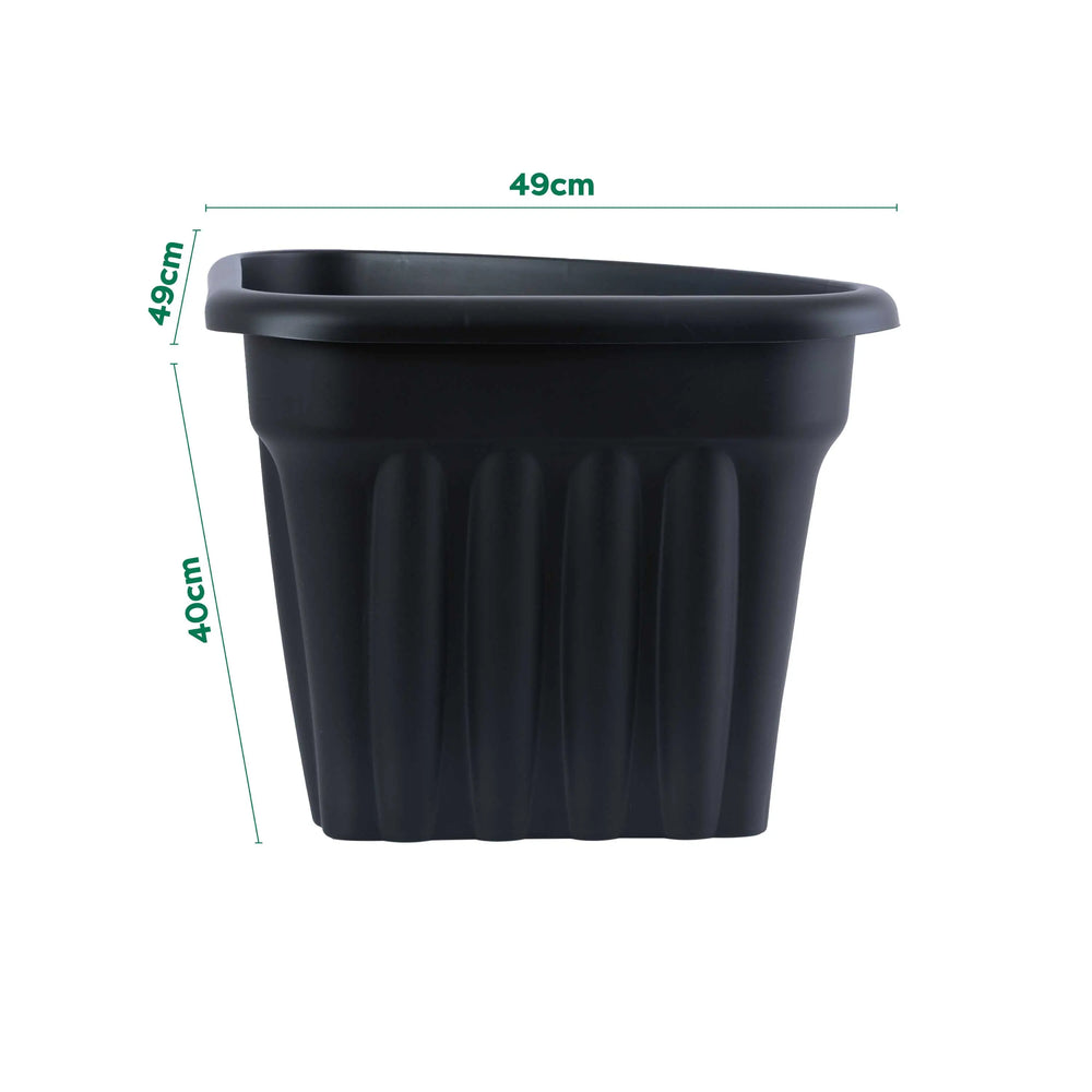 Vista 49cm Corner Planter Wham Storage