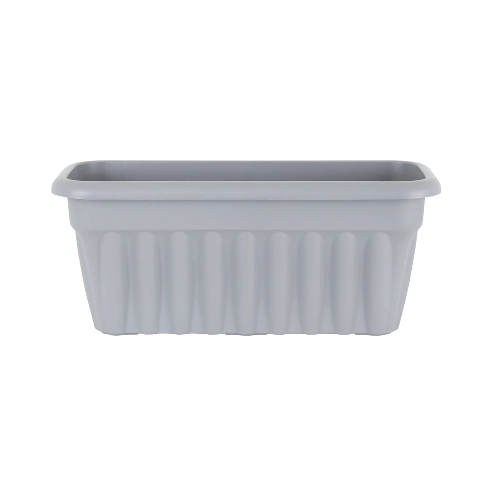 Pack of 2- 60cm Vista Rectangular Plastic Trough Planter Wham Storage