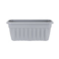 Pack of 2- 60cm Vista Rectangular Plastic Trough Planter Wham Storage