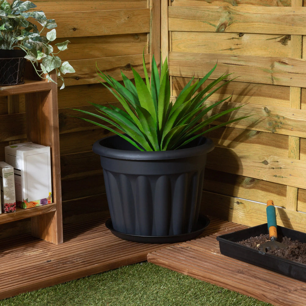 Vista 34.5cm ROUND TRAY (for 40cm Round Vista Planter) Wham Storage