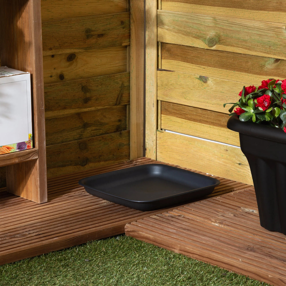 Vista 28cm SQUARE TRAY (for 33cm Square Vista Planter) Wham Storage