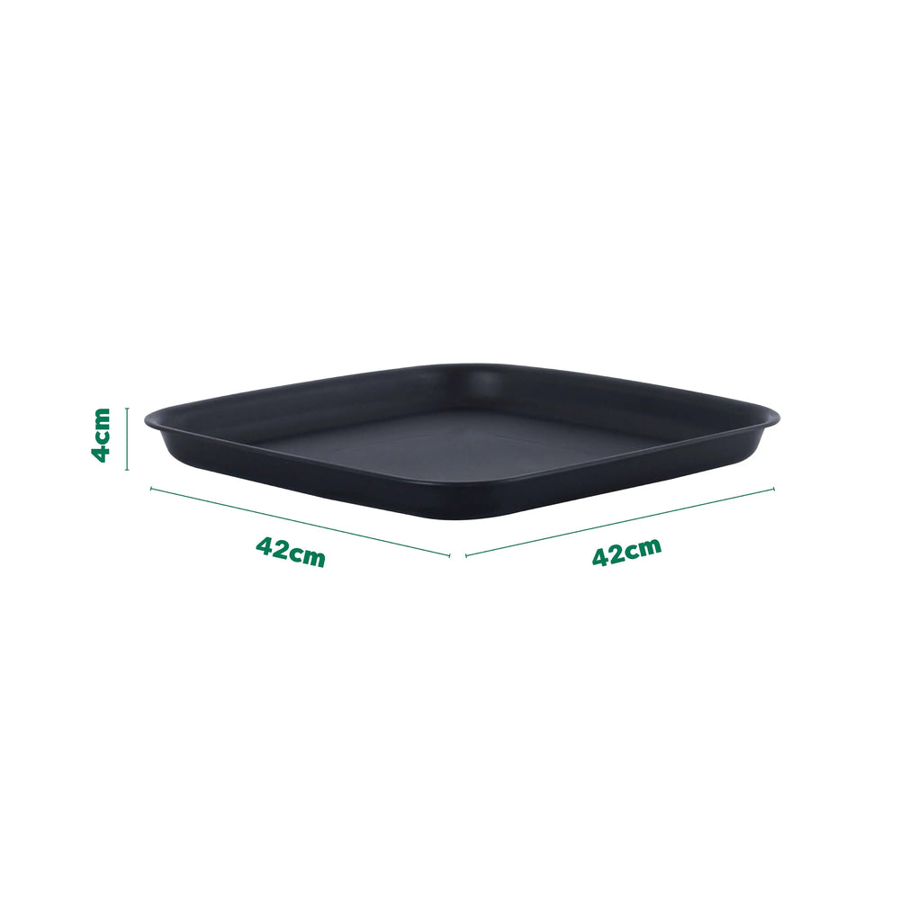 Vista 42cm SQUARE TRAY (for 49cm Square Vista Planter) Wham Storage