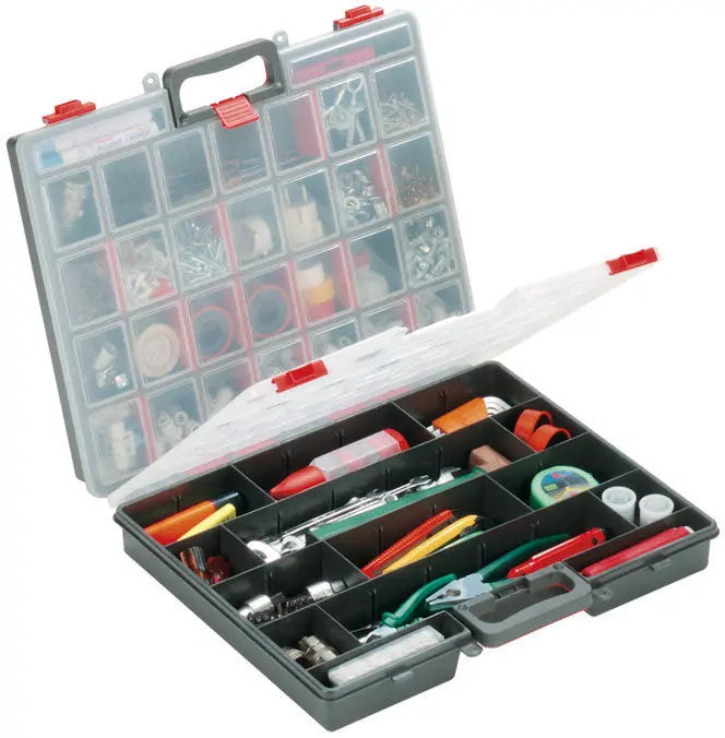 47cm Double Sided Organiser Case with 60 Compartments Wham