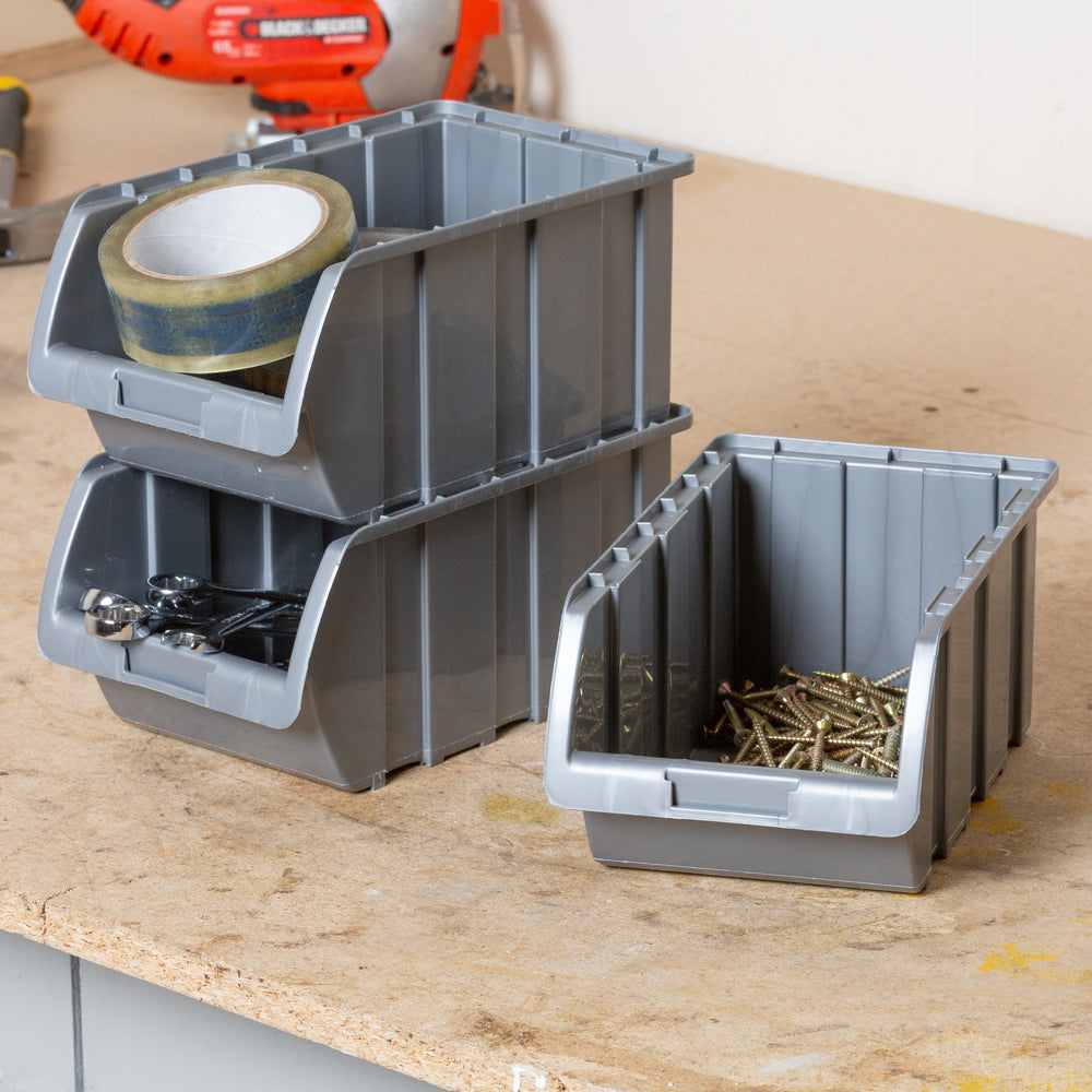 45cm Rack with 3 Stacking Store Boxes
