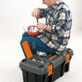 77cm Wheeled Toolbox Cart with Organisers & Tray Wham