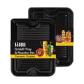 PFAS Free Sizzll Enamel Tray & Roasting Tin Bundle Plastic Box Shop