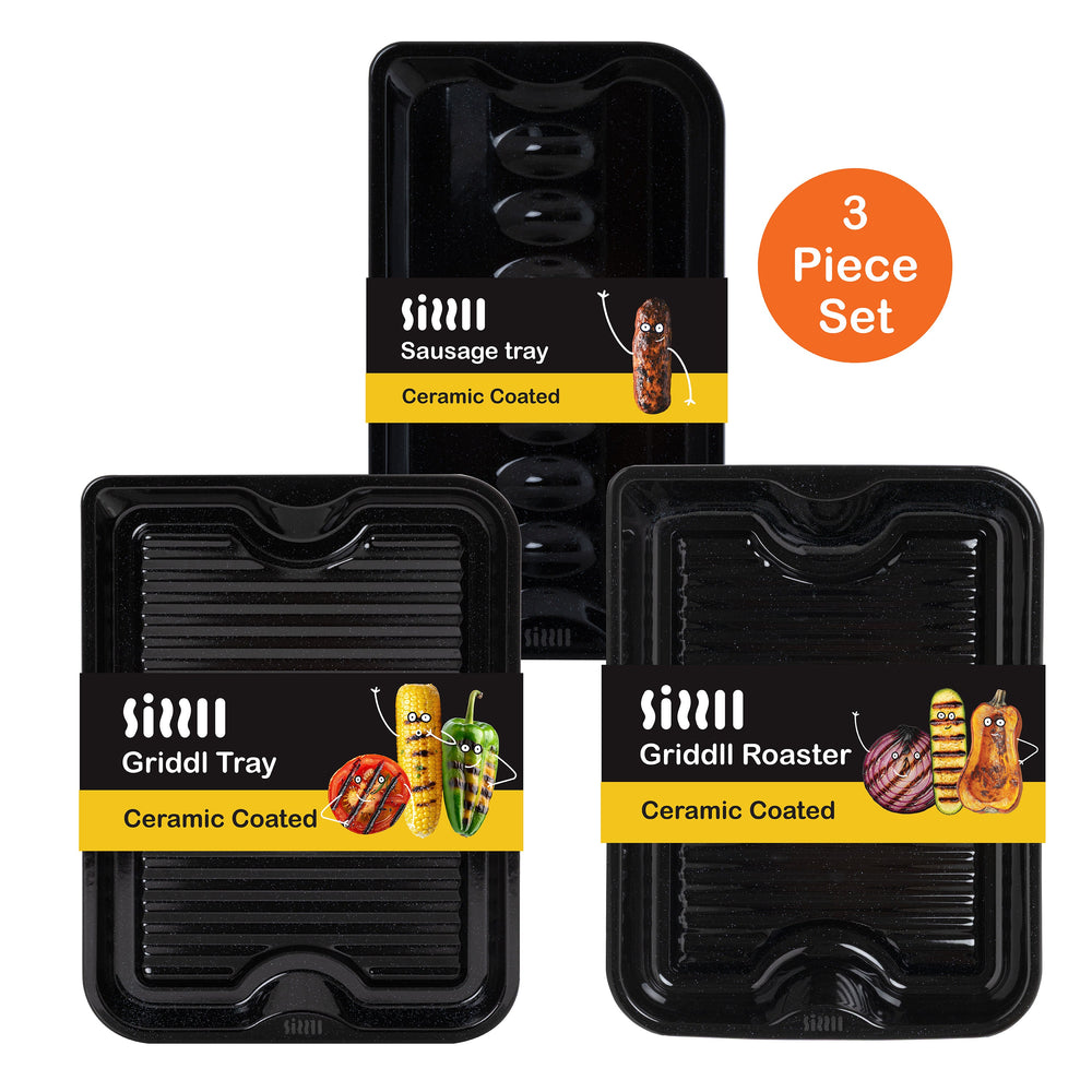 PFAS Free Sizzll Enamel Range 3 Piece Bundle Plastic Box Shop