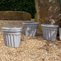 Pack of 2 - Vista 40cm Corner Plastic Planter Wham Storage