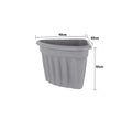Pack of 2 - Vista 40cm Corner Plastic Planter Wham Storage