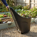 Garden Rolling Cart and Leaf Grabber Set